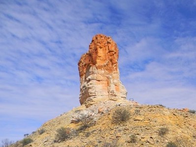 Chambers Pillar, NT, is an example of a butte.
