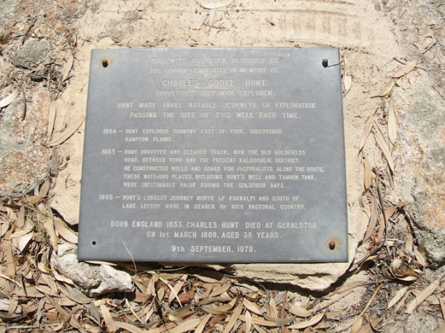 Second plaque at Tammin Well.